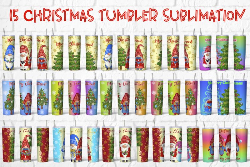 christmas-tumbler-bundle-christmas-gnome-tumbler-design