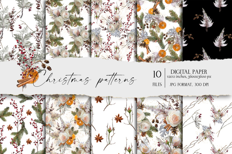 floral-digital-paper-jpg-christmas-seamless-patterns