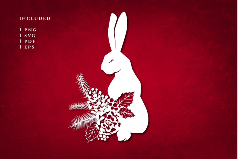 rabbit-silhouettes-hares-stencil