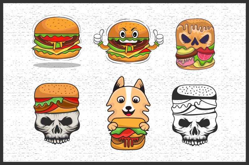 14-burger-graphic-resource-vector-illustration