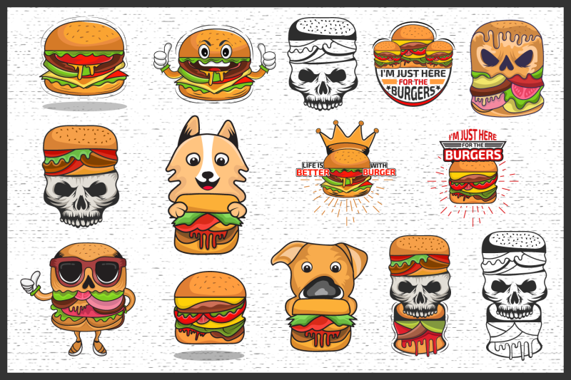 14-burger-graphic-resource-vector-illustration