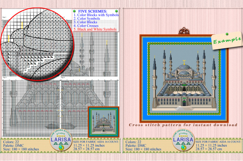 blue-mosque-cross-stitch-pattern-sultan-ahmed-mosque