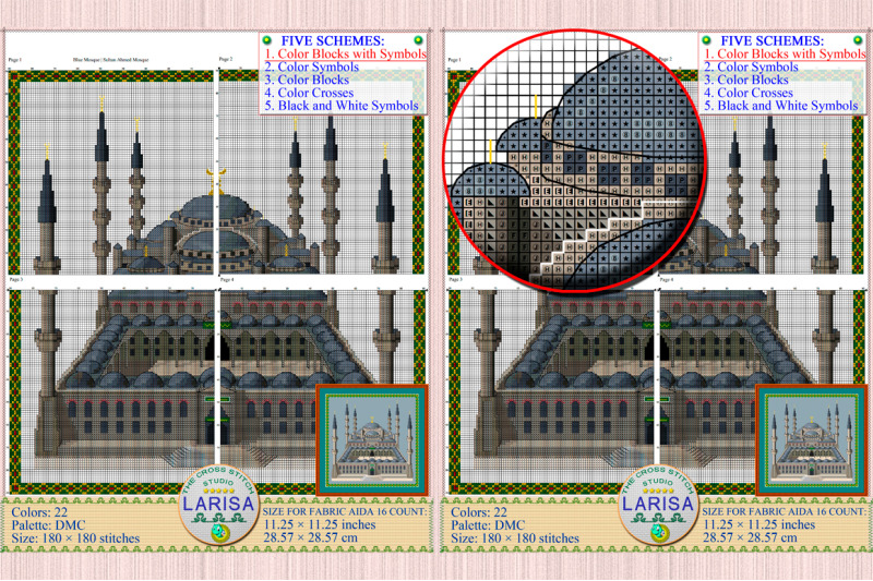 blue-mosque-cross-stitch-pattern-sultan-ahmed-mosque