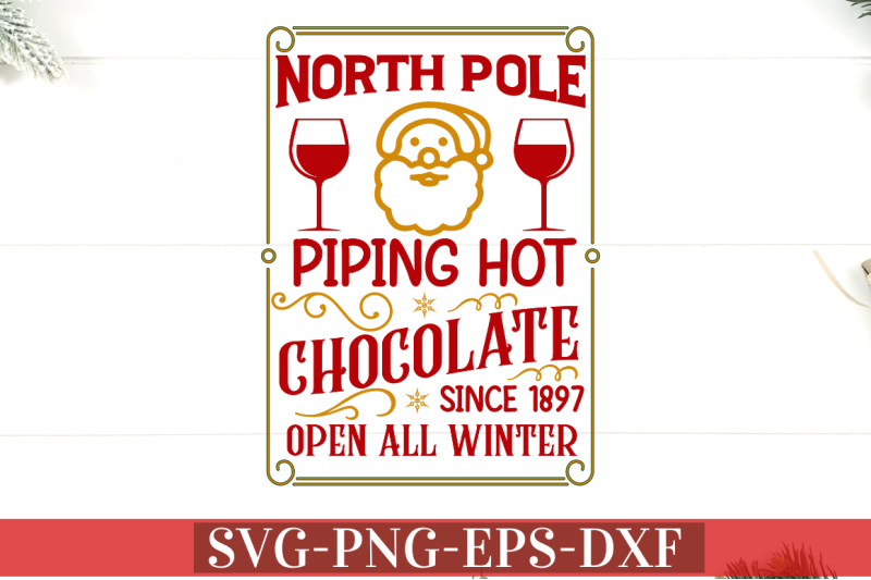 north-pole-sign-svg-bundle