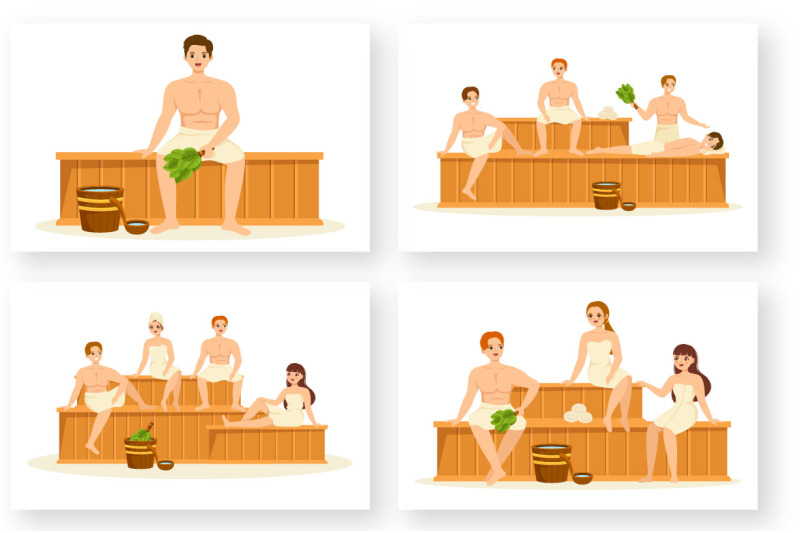 13-sauna-and-steam-room-illustration