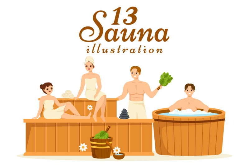 13-sauna-and-steam-room-illustration