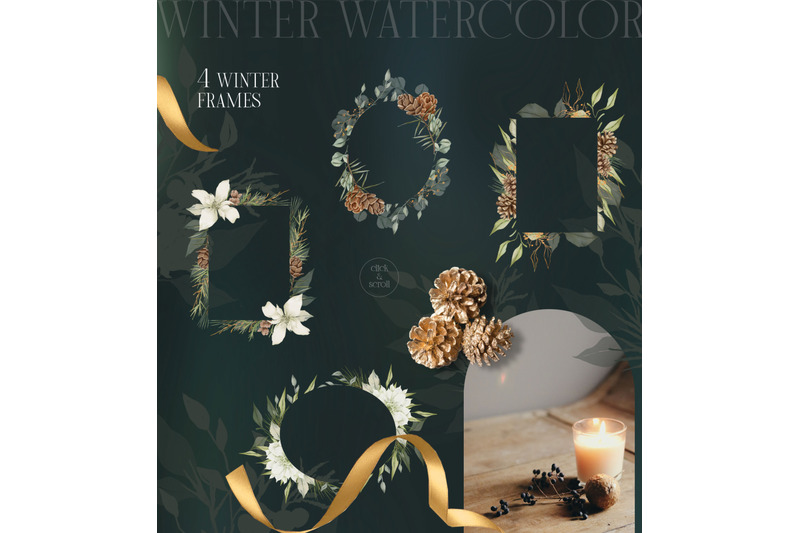 winter-florals-watercolor-set