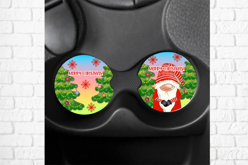 car-coaster-sublimation-design-christmas-keychain-design