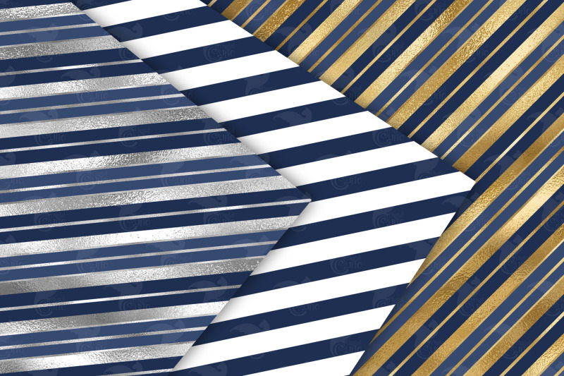 blue-christmas-stripes-digital-paper