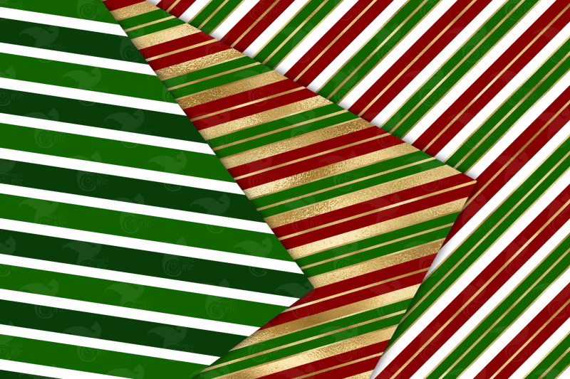 christmas-stripes-digital-paper
