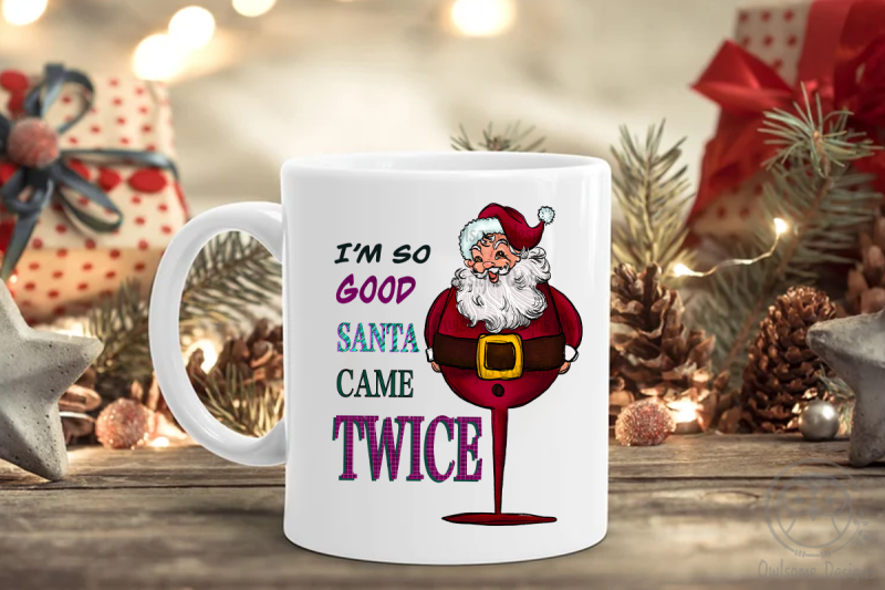 santa-came-twice-funny-wine-funny-christmas