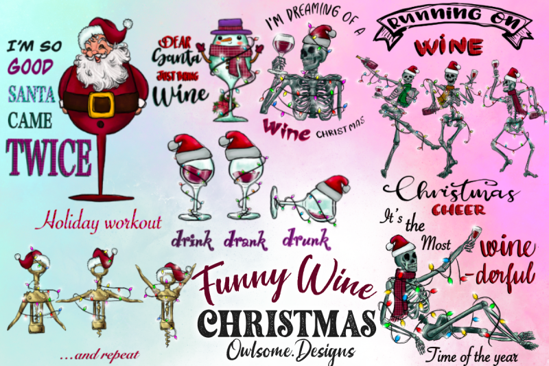 funny-wine-christmas-sublimation-bundle