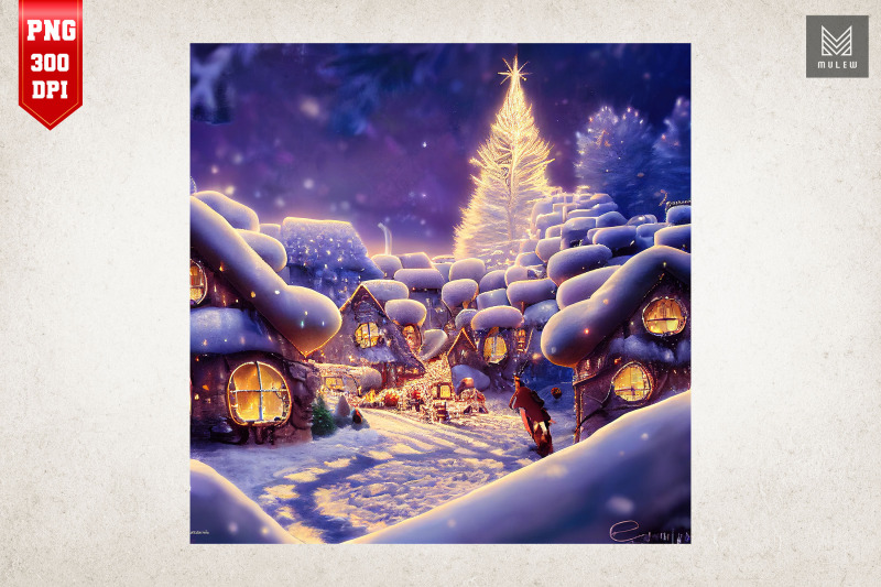 cozy-mushroom-village-christmas-4