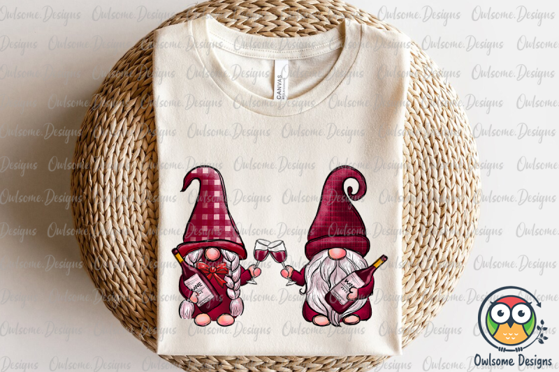 gnomes-couple-love-drink-wine-png-sublimation