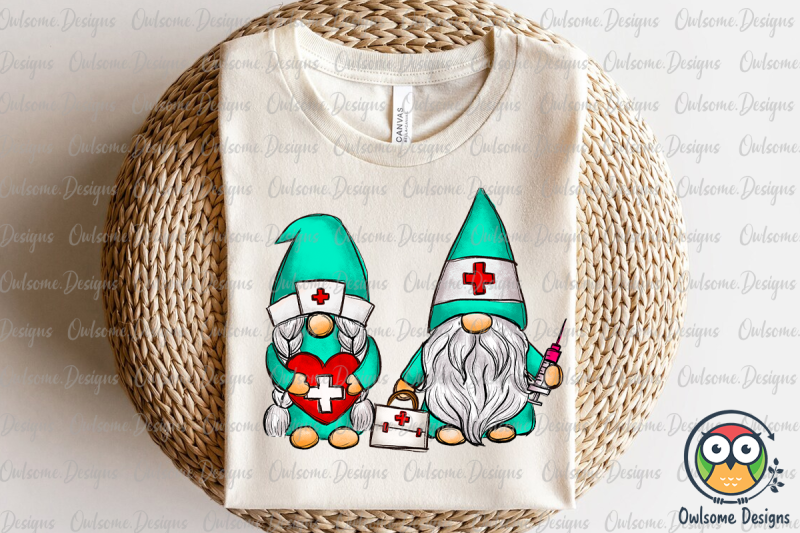 gnomes-couple-love-nurse-png-sublimation