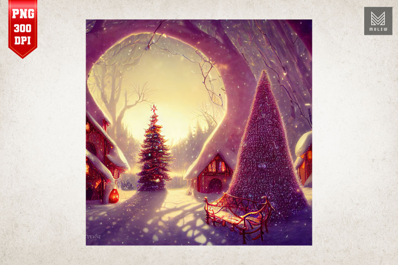 cozy-mushroom-village-christmas-8