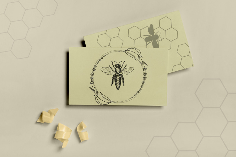 bees-line-art-bundle