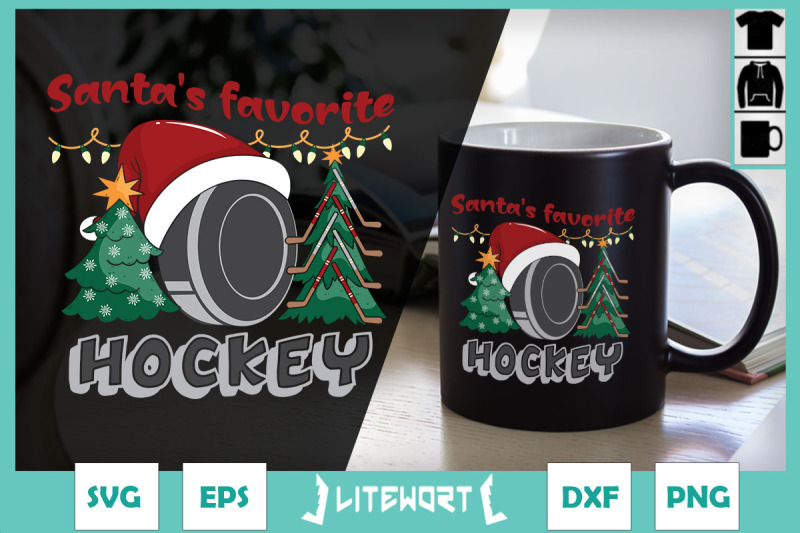 christmas-santa-039-s-favorite-hockey