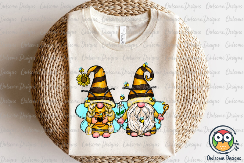 gnomes-couple-cute-bee-png-sublimation