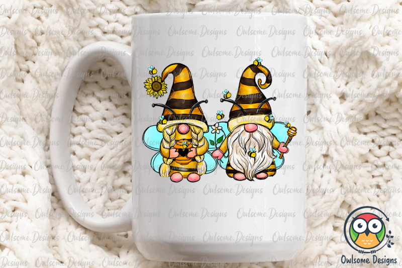 gnomes-couple-cute-bee-png-sublimation