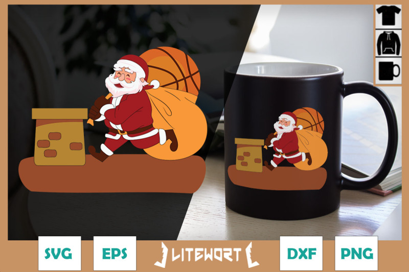 christmas-santa-039-s-gift-basketball