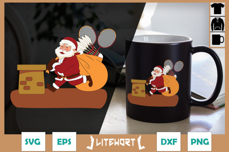 christmas-santa-039-s-gift-badminton