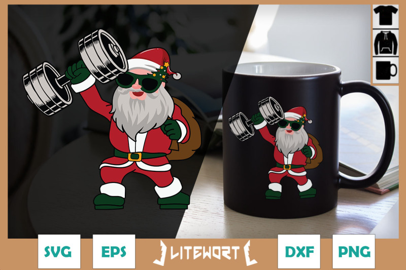 christmas-weightlifting-santa