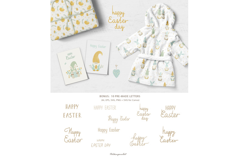 easter-gnomes-clipart-amp-seamless-patterns