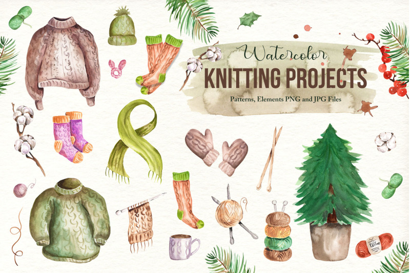 watercolor-knitting-set