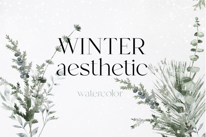 winter-aesthetic-watercolor-christmas-clipart-bundles-png