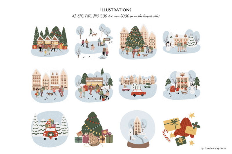 christmas-city-clipart-winter-scene-creator-people-illustration