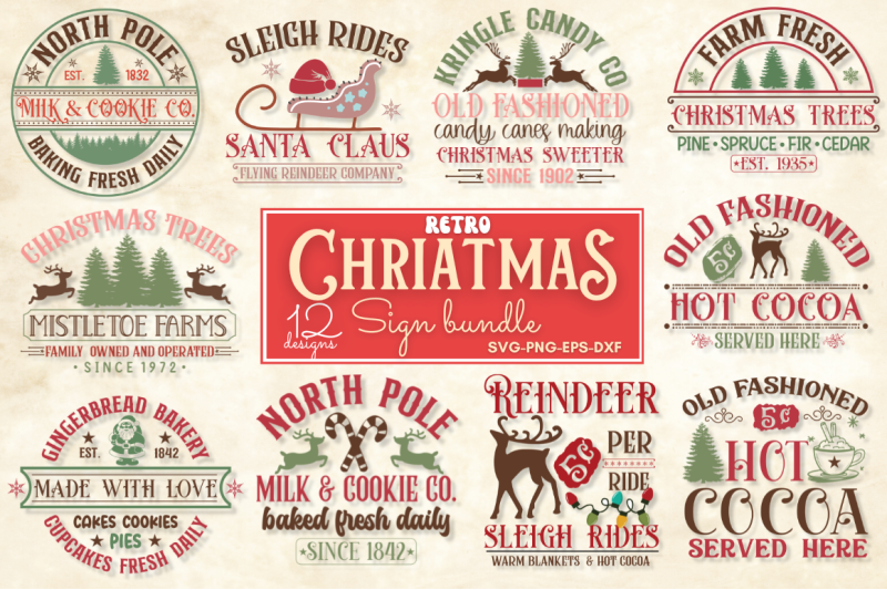 retro-christmas-sign-svg-bundle