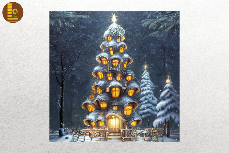 mushroom-christmas-tree-3