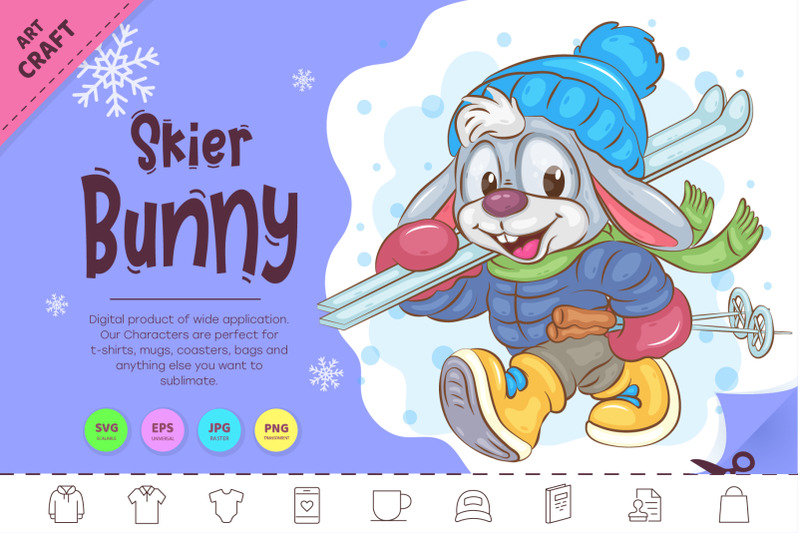 winter-bunny-skier-clipart