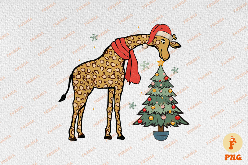 retro-giraffe-zoo-animal-happy-christmas