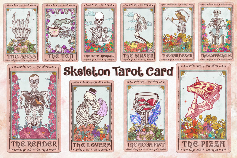 skeleton-tarot-card-design-bundle