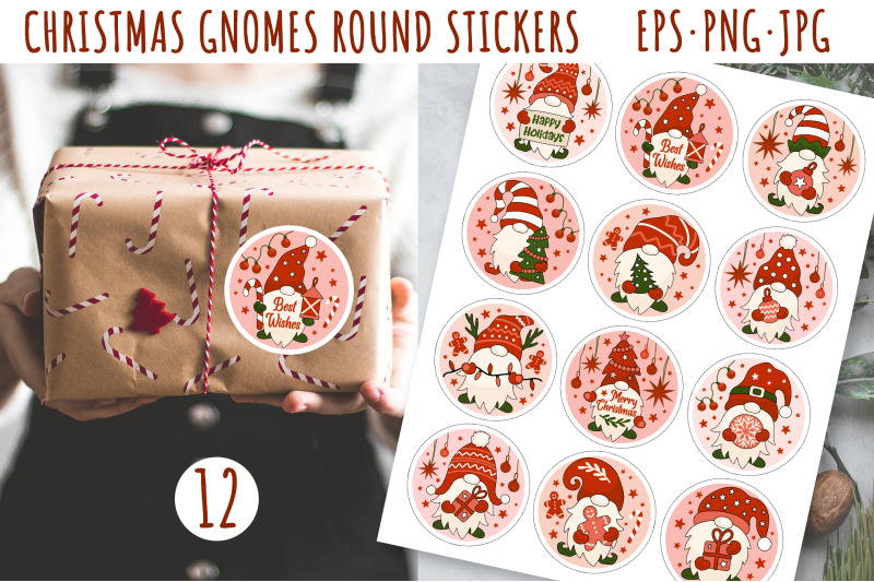 christmas-sticker-bundle-christmas-gnome-stickers