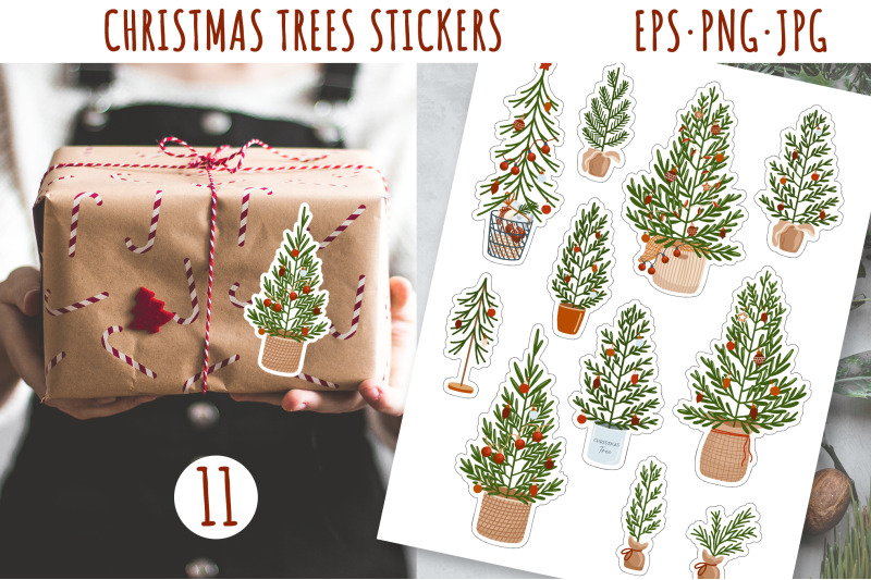 christmas-sticker-bundle-christmas-gnome-stickers