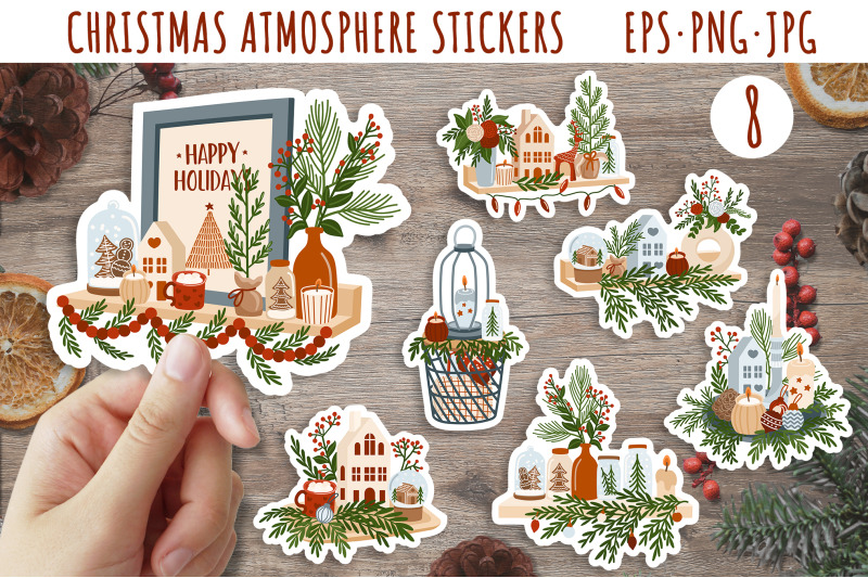 christmas-sticker-bundle-christmas-gnome-stickers