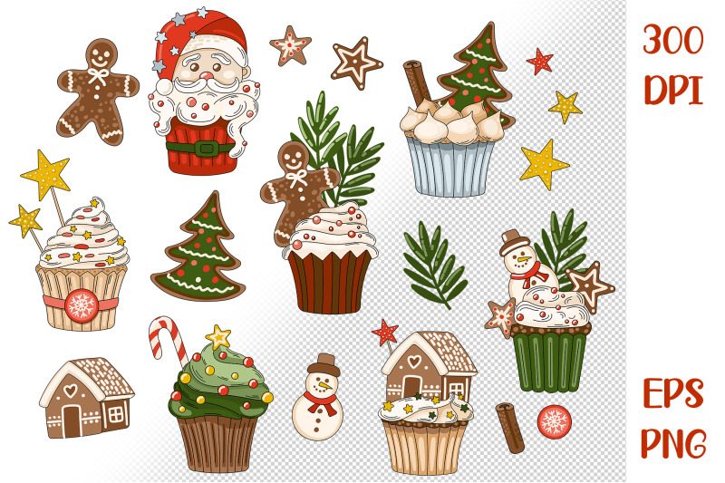 christmas-sweets-clipart-christmas-clipart-bundle