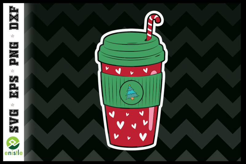 christmas-cup-take-away-svg