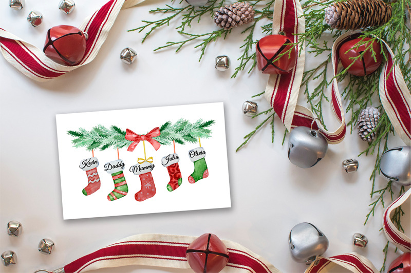 watercolor-christmas-stocking-family-clipart