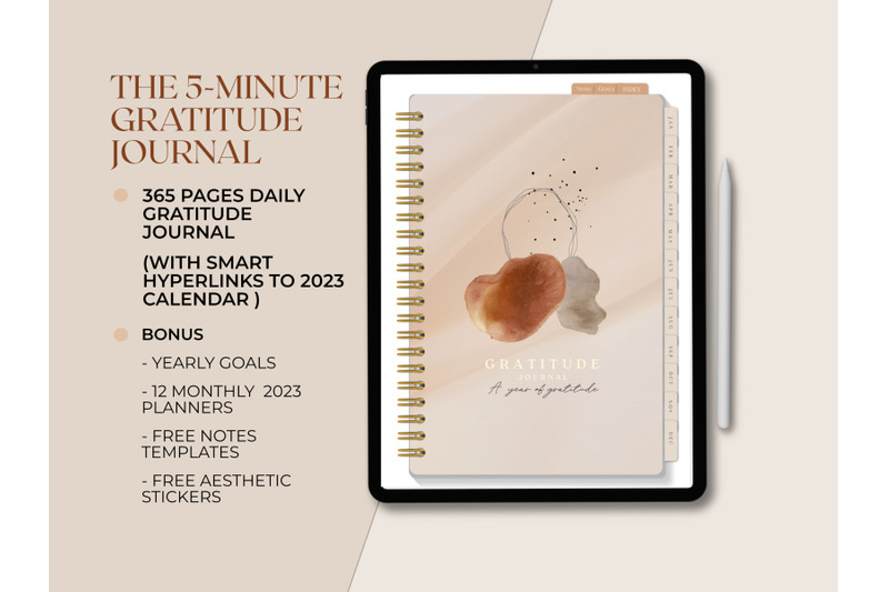 the-2023-gratitude-journal-digital-journal-digital-monthly-plann