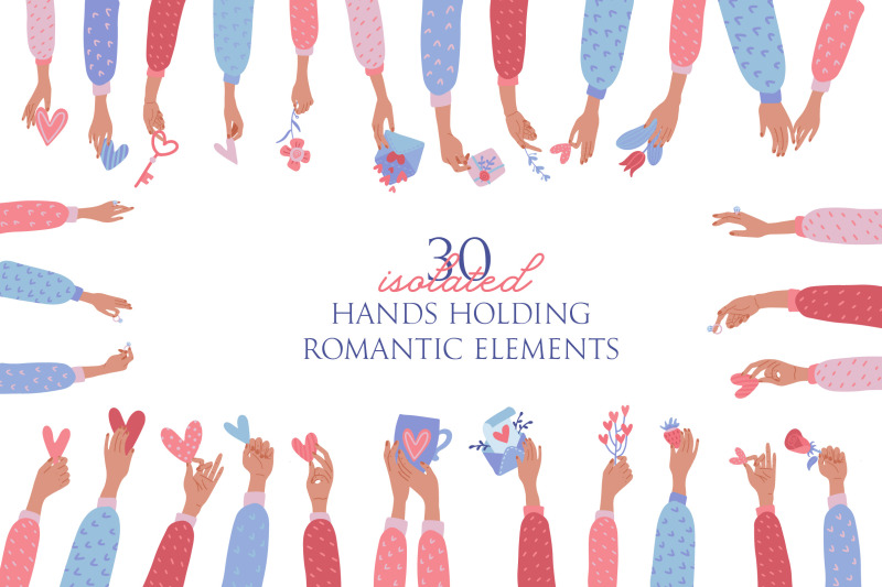 valentine-039-s-female-hands-romantic-clipart-bundle
