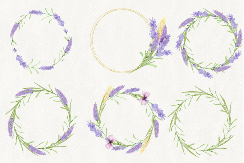 watercolor-lavender-arrangement-wreaths-clipart