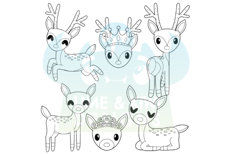 deer-digital-stamps-lime-and-kiwi-designs