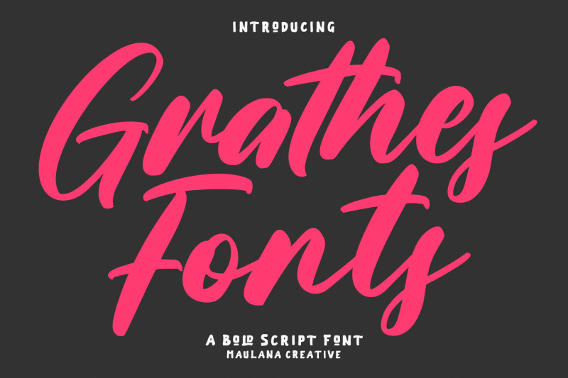 grathes-bold-script-font