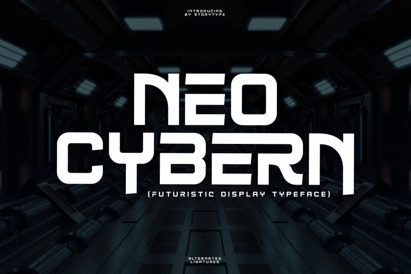 neo-cybern-typeface