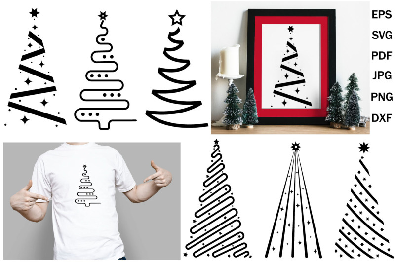 christmas-tree-bundle-svg-holiday-template-cutting-file