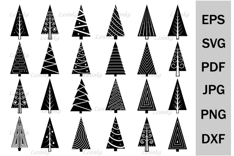 christmas-tree-bundle-svg-holiday-template-cutting-file